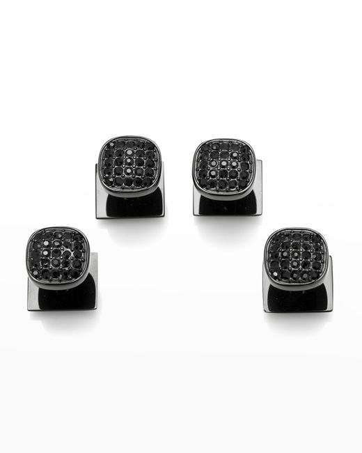 Cufflinks, Inc. Stainless Steel Pave Crystal Studs