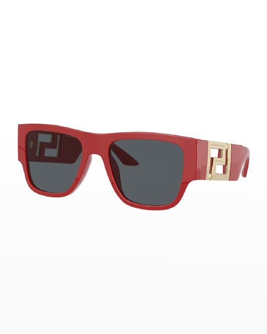 Versace Greca Rectangle Sunglasses