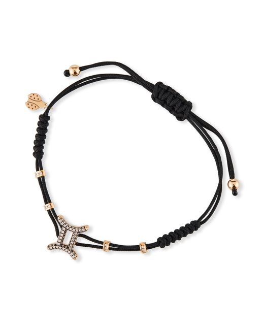 Pippo Perez 18k Gold Diamond Gemini Pull-Cord Bracelet