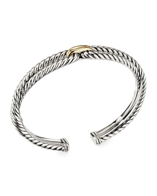David Yurman Cable Loop Bracelet with 18k Gold