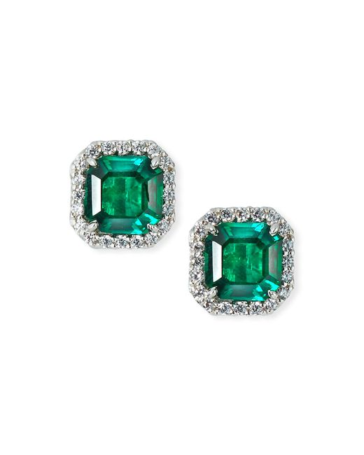 Fantasia by DeSerio Cubic Zirconia Synthetic Stud Earrings
