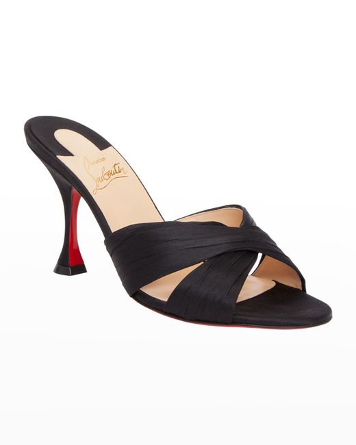 Christian Louboutin Nicol is Back Red Sole Slide High-Heel Sandals