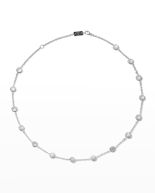 Ippolita 925 Lollipop Stone Station Necklace in Mother-of-Pearl 16-18L