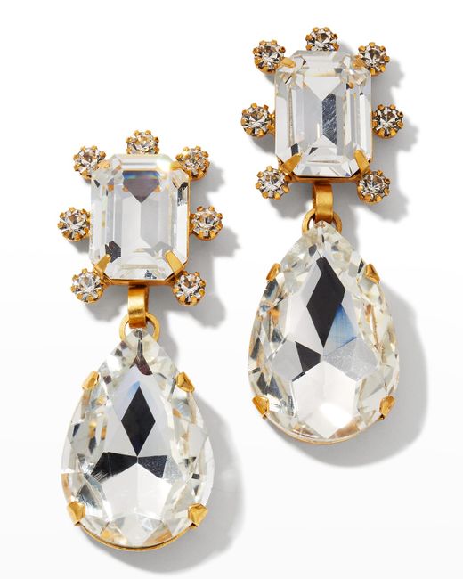 Elizabeth Cole Jewelry Kelly Crystal Earrings