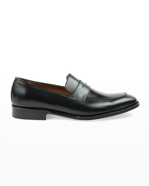 Bruno Magli Arezzo Braided Leather Penny Loafers