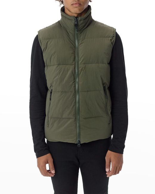 The Very Warm Quilted Funnel-Neck Vest