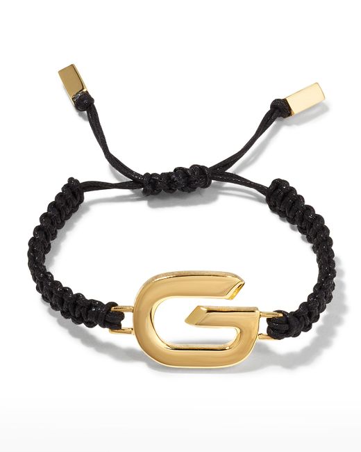 Givenchy G-Link Braided Cord Bracelet