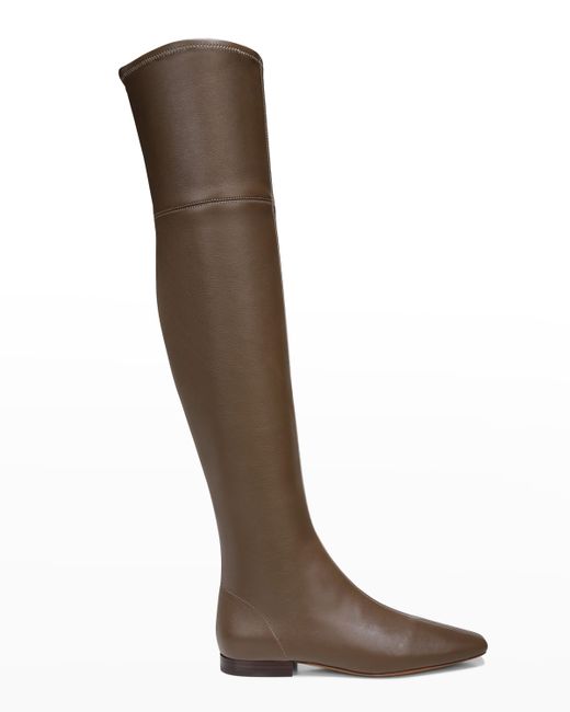 Vince Nissa Stretch Leather Over-The-Knee Boots