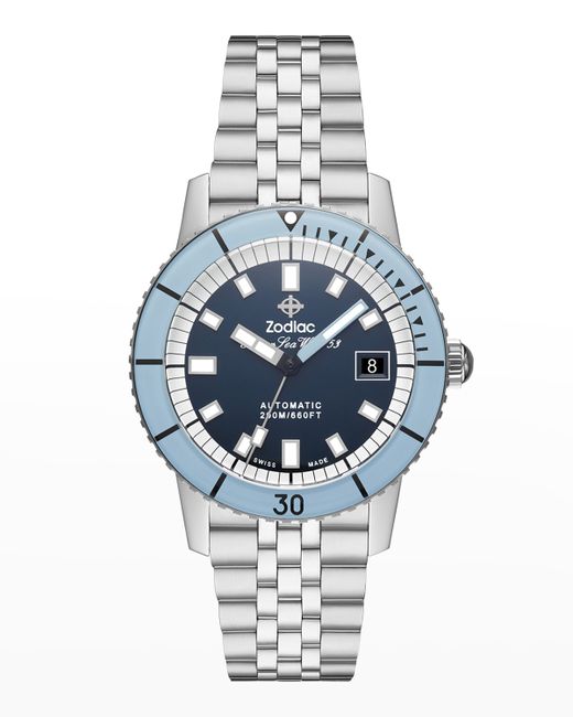 Zodiac Super Sea Wolf 53 Compression Bracelet Watch
