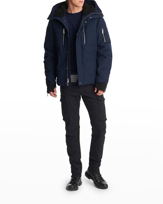 Karl Lagerfeld Down Sherpa-Lined Jacket