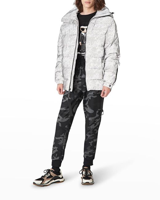 Karl Lagerfeld Reflective Puffer Jacket
