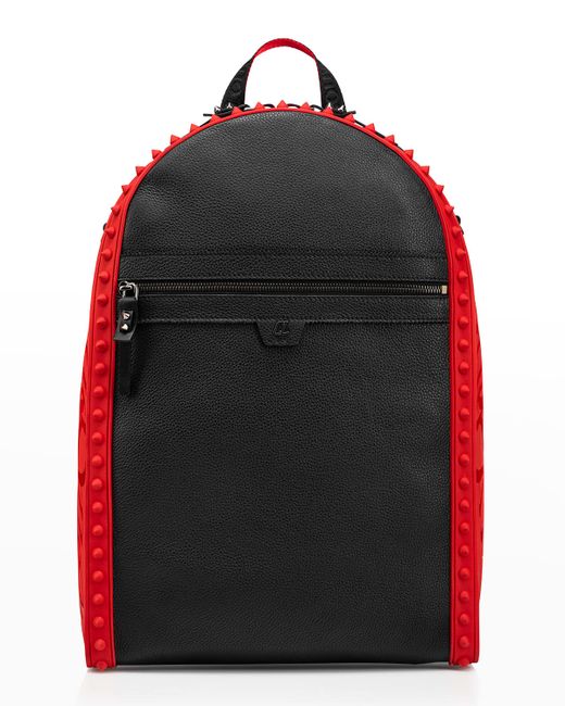 Christian Louboutin Spiked Sole Leather Backpack