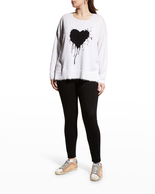 Lisa Todd Plus Tainted Love Heart Sweater