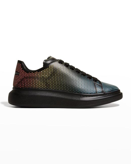 Alexander McQueen Oversized Larry Rainbow Perforated Sneakers