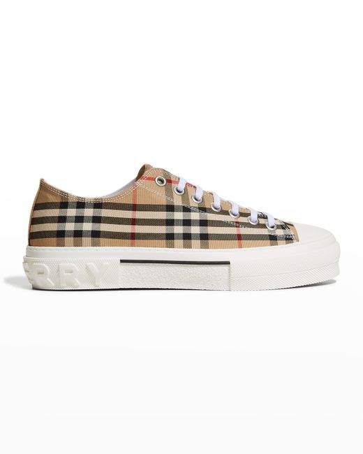 Burberry Vintage Check Low-Top Sneakers