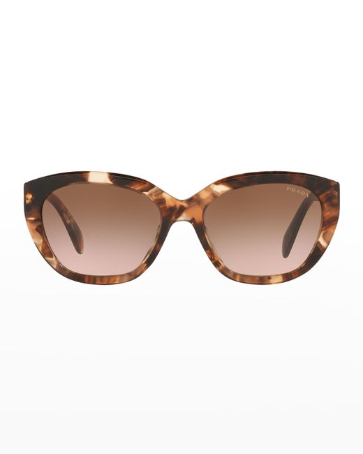 Prada Gradient Acetate Cat-Eye Sunglasses