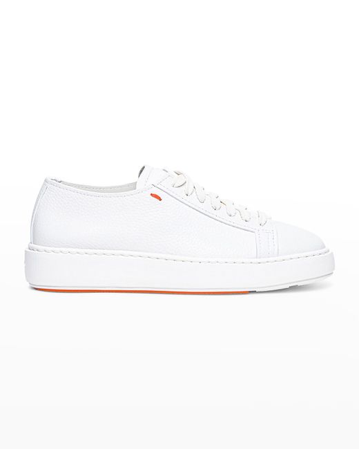 Santoni Anginal Low-Top Leather Sneakers