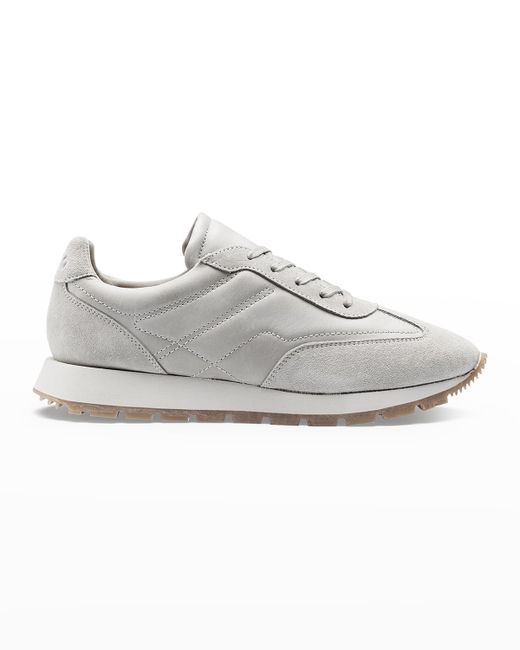 Koio Retro Runner Mixed Leather Sneakers