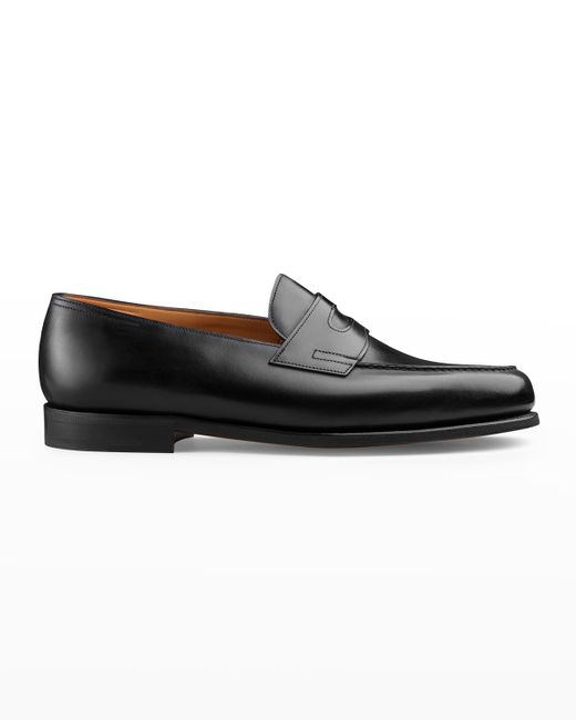 John Lobb Iconic Leather Penny Loafers