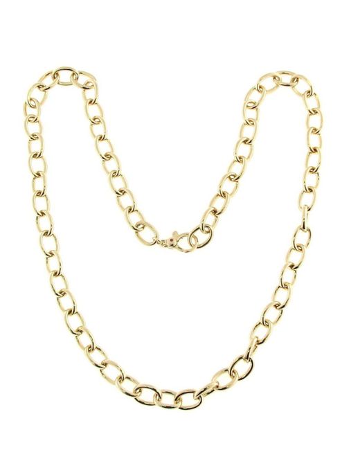 Roberto Coin 18k Gold Round Link Chain Necklace