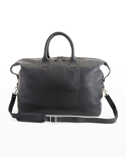 ROYCE New York Personalized Medium Executive Leather Duffel Bag