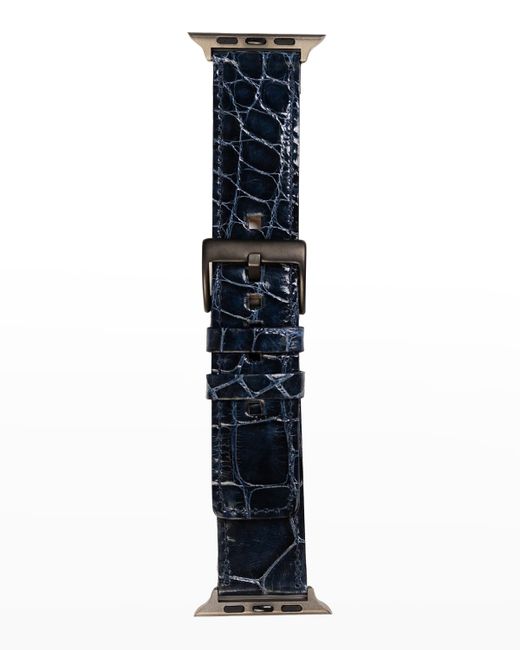 Abas Apple Watchreg Alligator-Leather Watch Strap