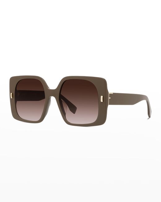 Fendi Oversized Square Acetate Sunglasses