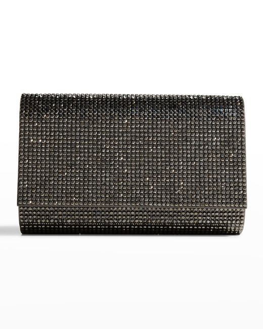Judith Leiber Couture Fizzy Crystal Flap Clutch Bag