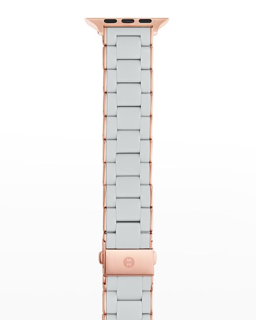 Michele 38/40mm Silicone-Wrapped Bracelet Band for Apple Watch