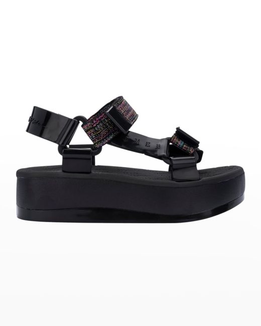 Melissa Shoes Sporty Dual-Grips Platform Sandals