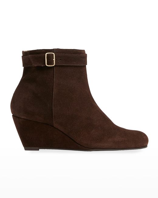 Jack Rogers Willa Leather Wedge Ankle Booties