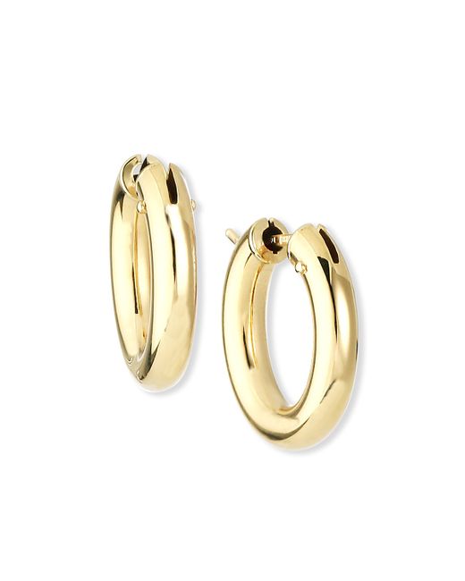 Roberto Coin Oval Hoop Earrings