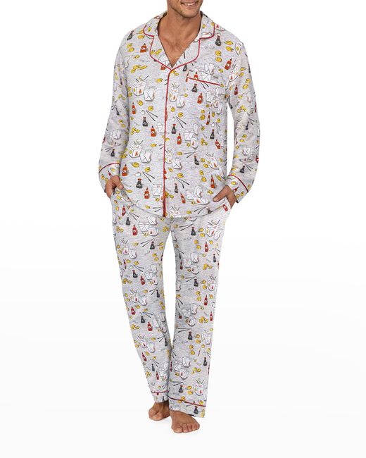 Bedhead Pajamas Takeout Classic Stretch Jersey Long Pajama Set