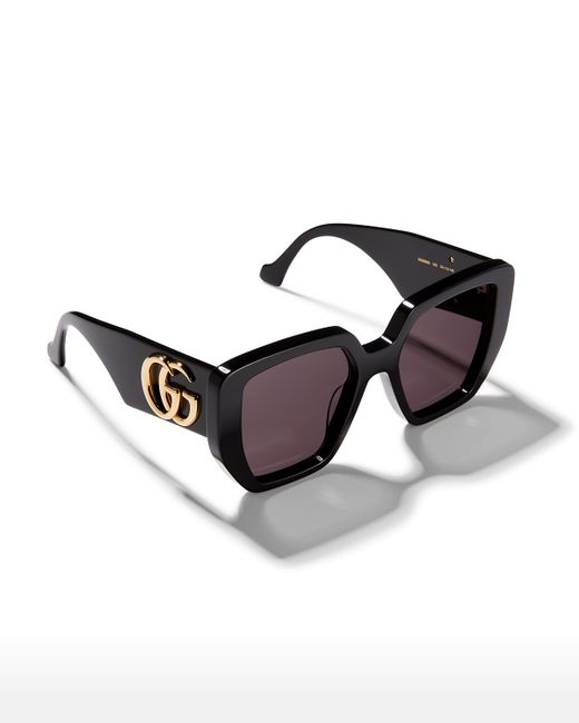 Gucci Oversized Square Acetate Sunglasses