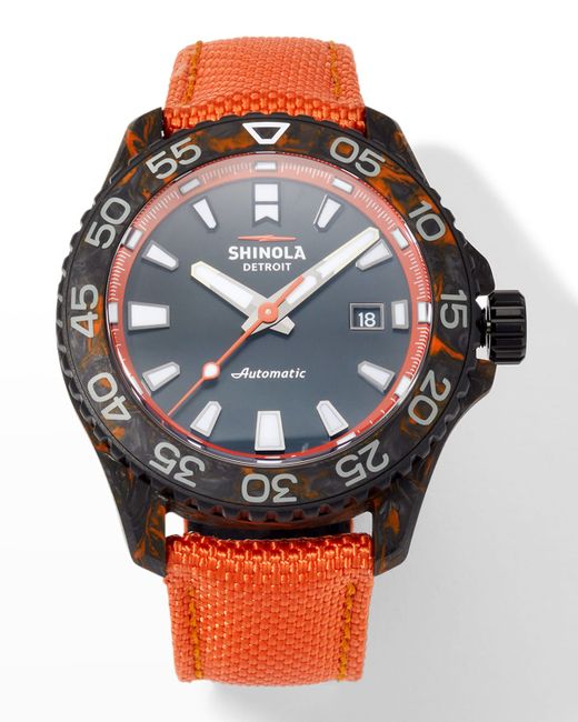 Shinola Forged Carbon Monster Watch 45mm