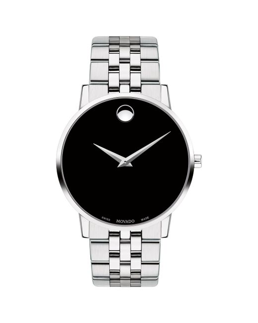 Movado 40mm Ultra Slim Watch with Bracelet 26 Museum Dial