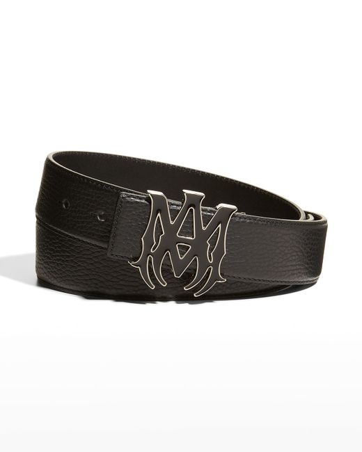 Amiri MA-Buckle Leather Belt