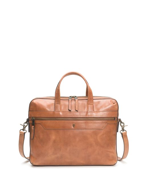 Frye Holden Slim Leather Briefcase