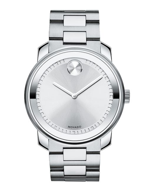 Movado Bold 42.5 Stainless Steel Watch