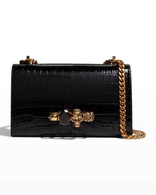 Alexander McQueen Jeweled Satchel Bag