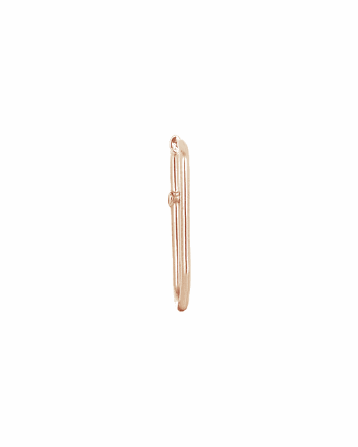 Kismet by Milka Equality Hook Plain 14k Rose Gold Earring Single