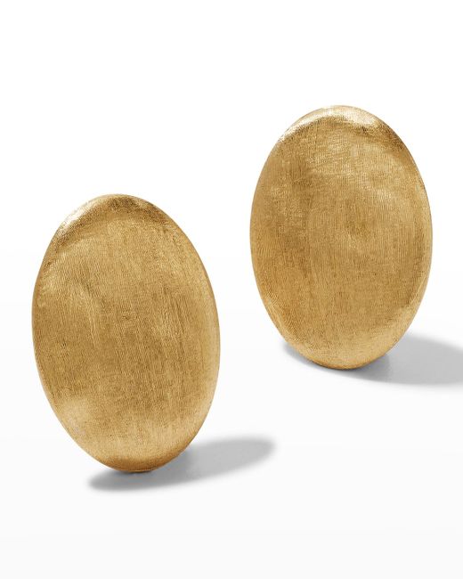 Marco Bicego Siviglia Gold Oval Stud Earrings