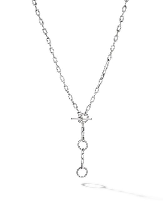 David Yurman DY Madison Three-Ring Chain Necklace 17