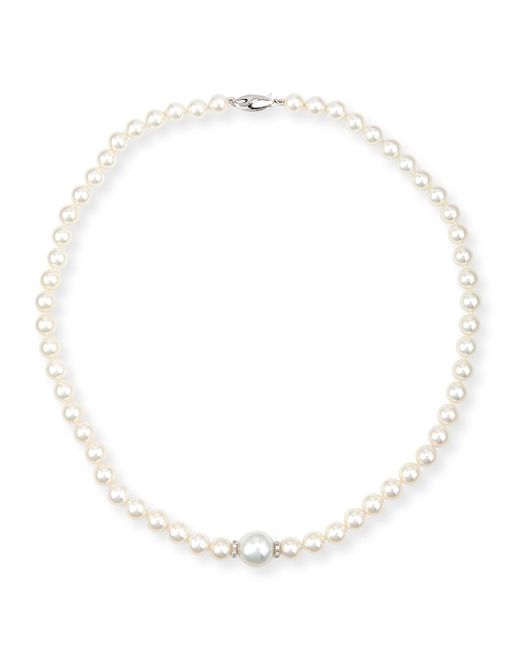 Belpearl Aura 18K Gold Pearl Diamond Necklace