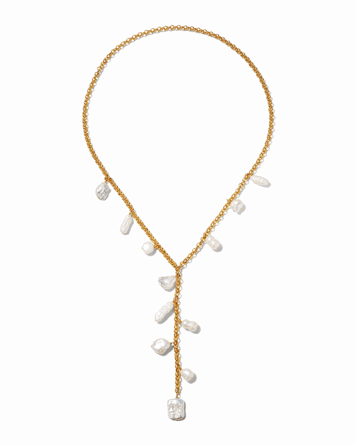 NEST Jewelry Baroque Pearl Y-Necklace