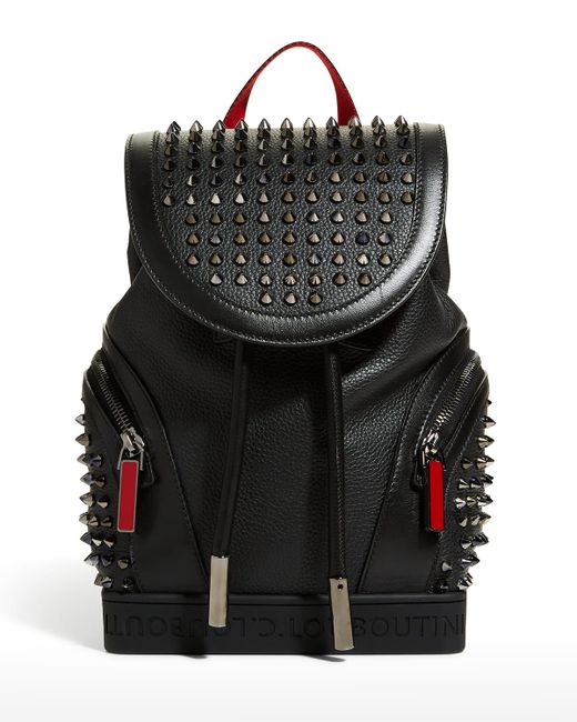 Christian Louboutin Explorafunk Spiked Leather Backpack