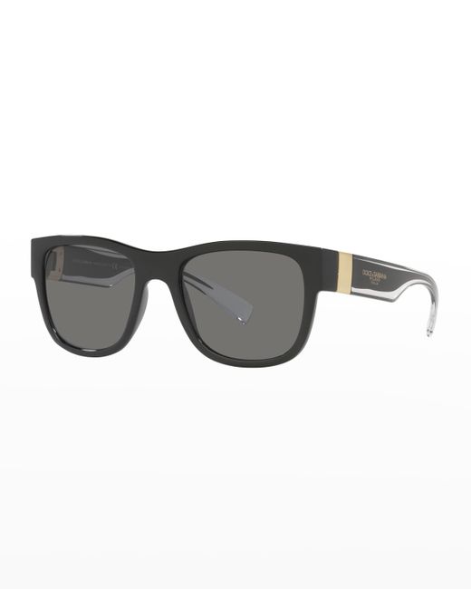 Dolce & Gabbana Square Acetate Logo Sunglasses