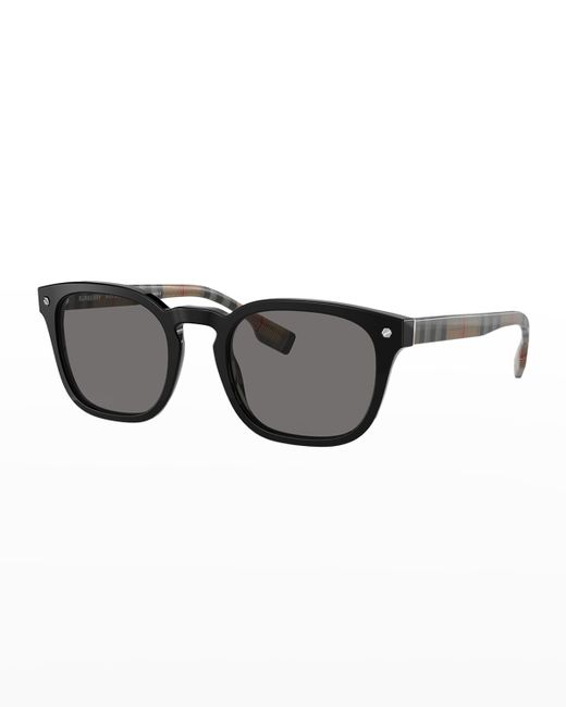 Burberry Vintage Check Square Sunglasses