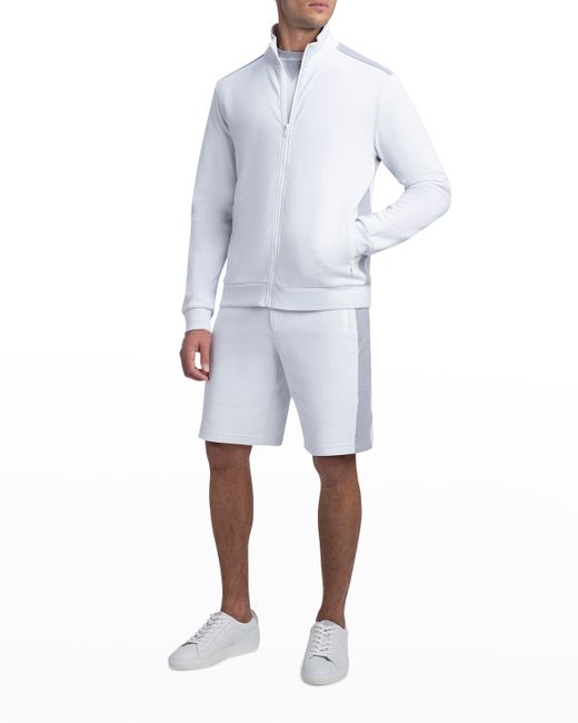 Bugatchi Double-Sided Comfort Knit Full-Zip Sweatshirt