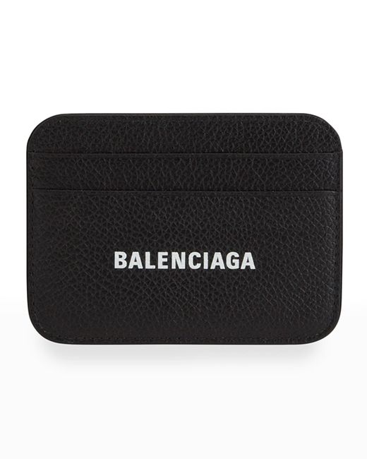 Balenciaga Cash Card Holder Grained Calf